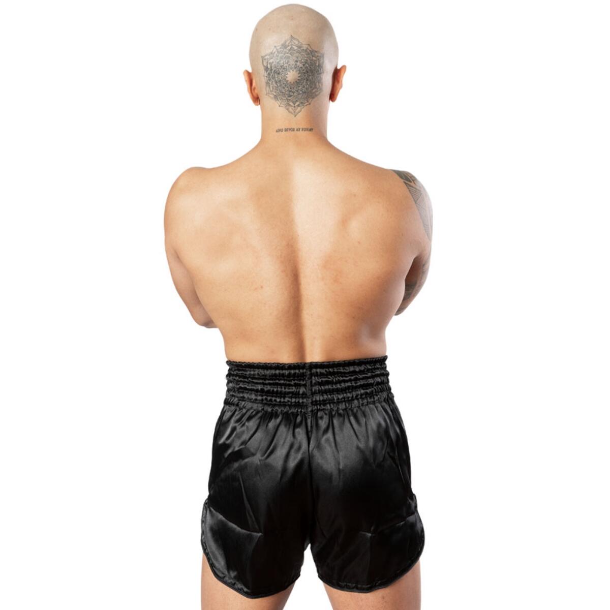 Shorts de Muay Thaï 8Weapons Strike – Noir/Blanc – S 8/8