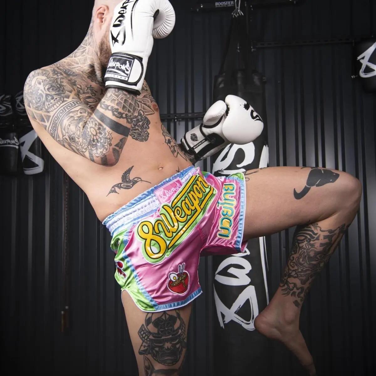 Shorts de Muay Thaï - Yummy Pink 10/10
