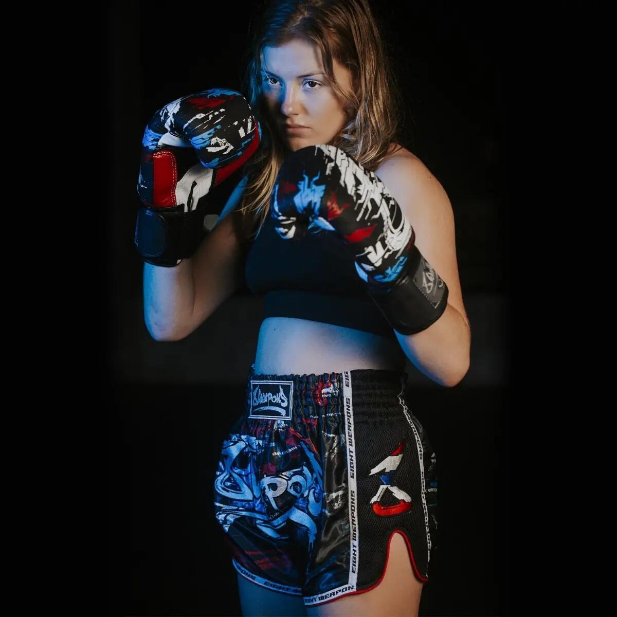 Muay Thai Shorts s - Cut like a blade black 2.0 8/8