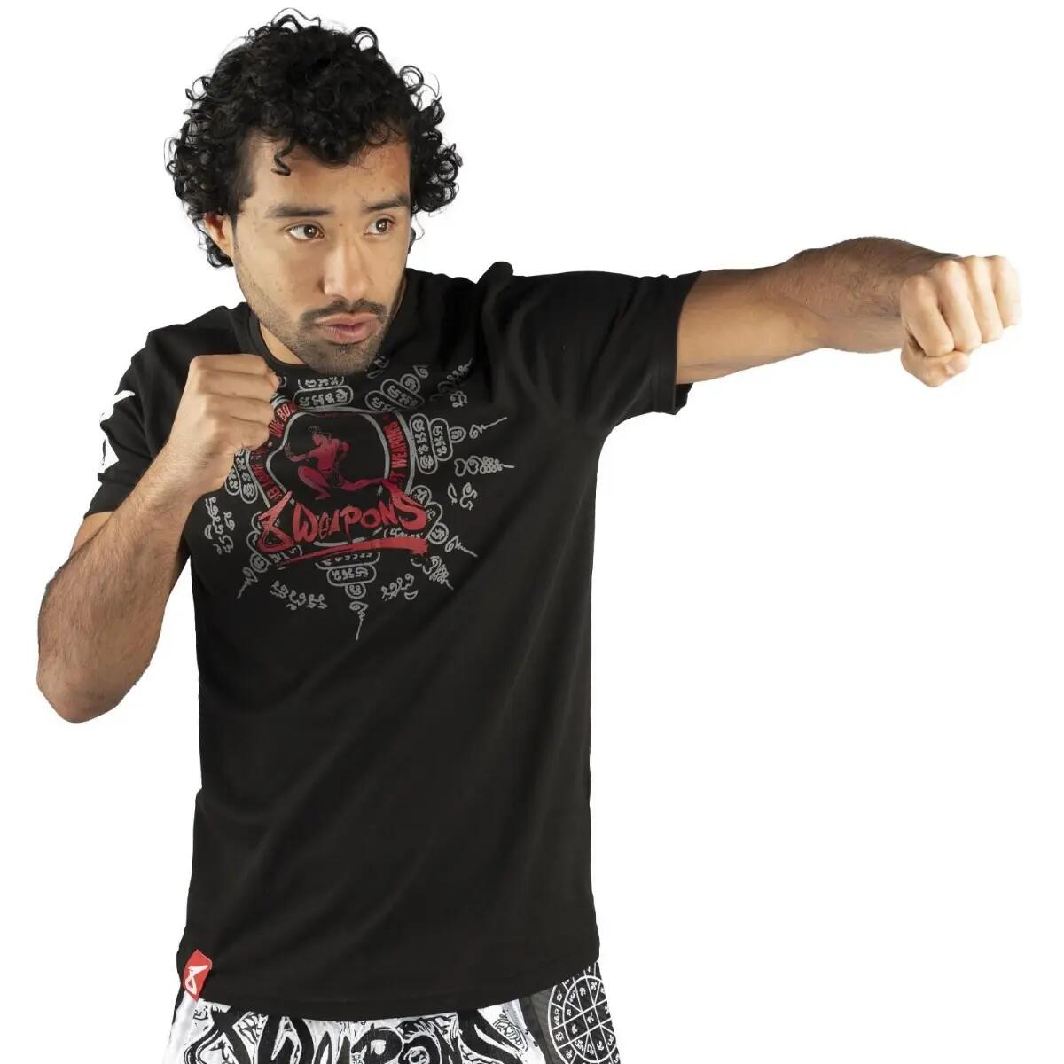 T-Shirt 8 WEAPONS Eight Ways Yant schwarz S 8/9