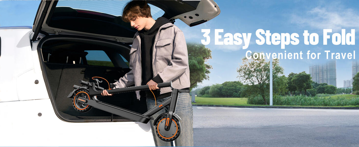Trottinette électrique TODIMART T3 – Moteur 350 W, autonomie de 25 km 9/10