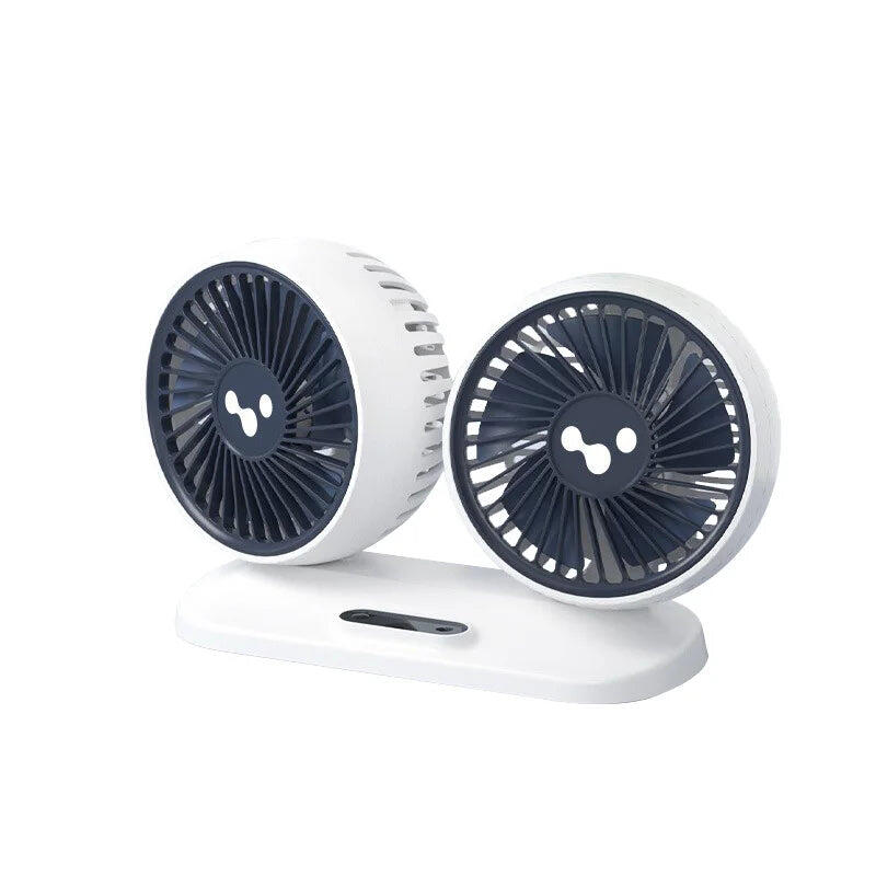 USB Dual Head Cooling Fan with Independent Switch