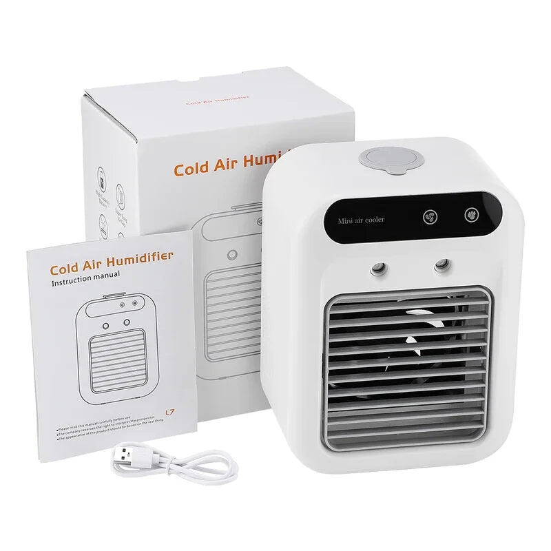 Portable Mini Air Conditioner Fan with Humidifier