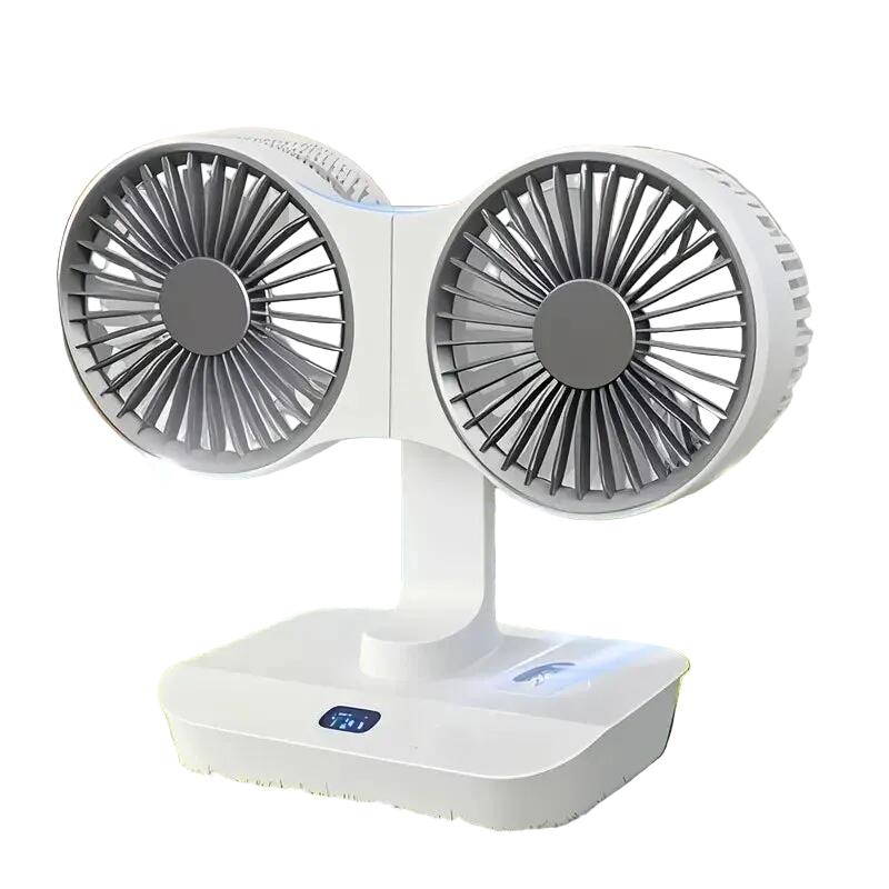 Multi-Function Double Head Shaking Fan