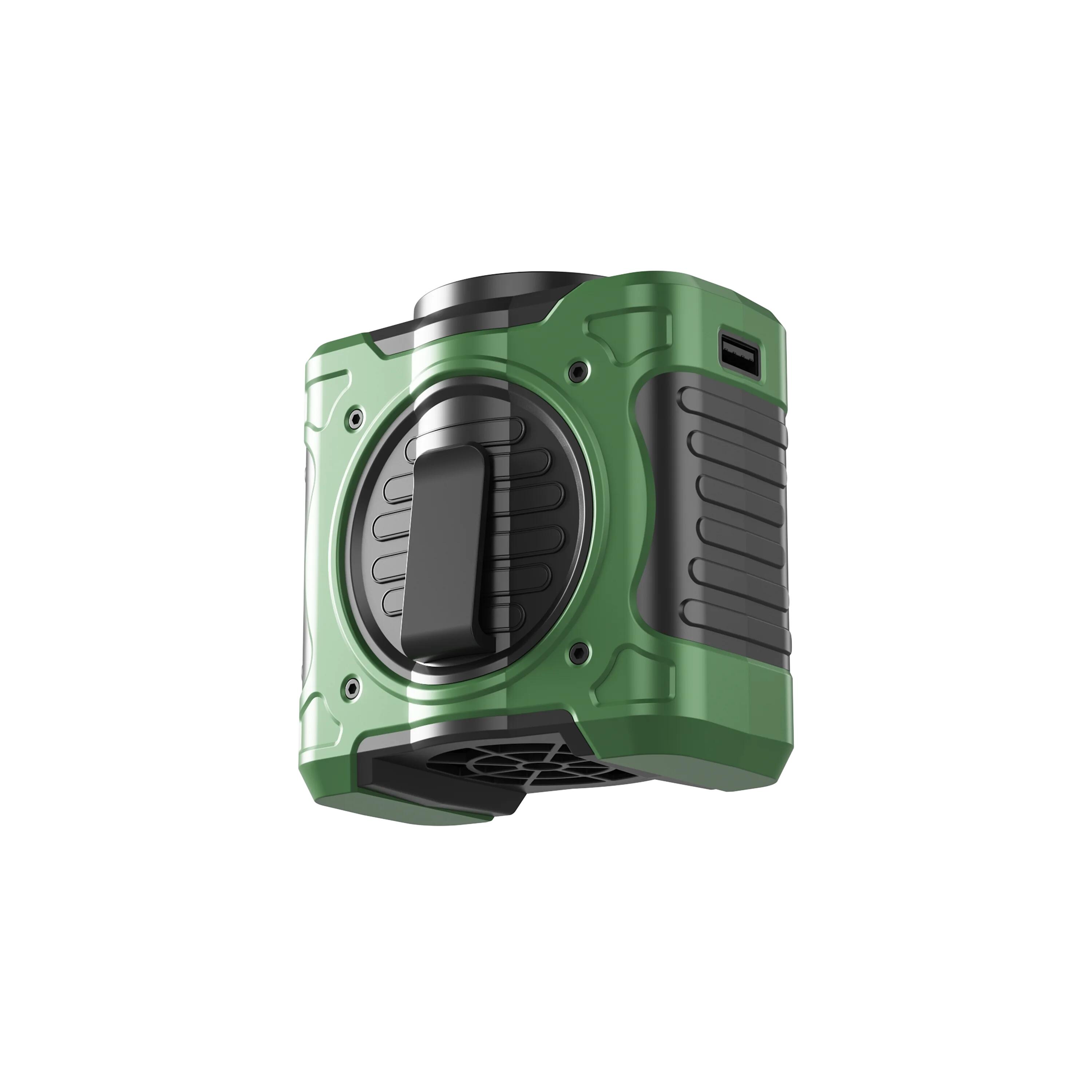 8000mAh Waist Clip Fan with Digital Display