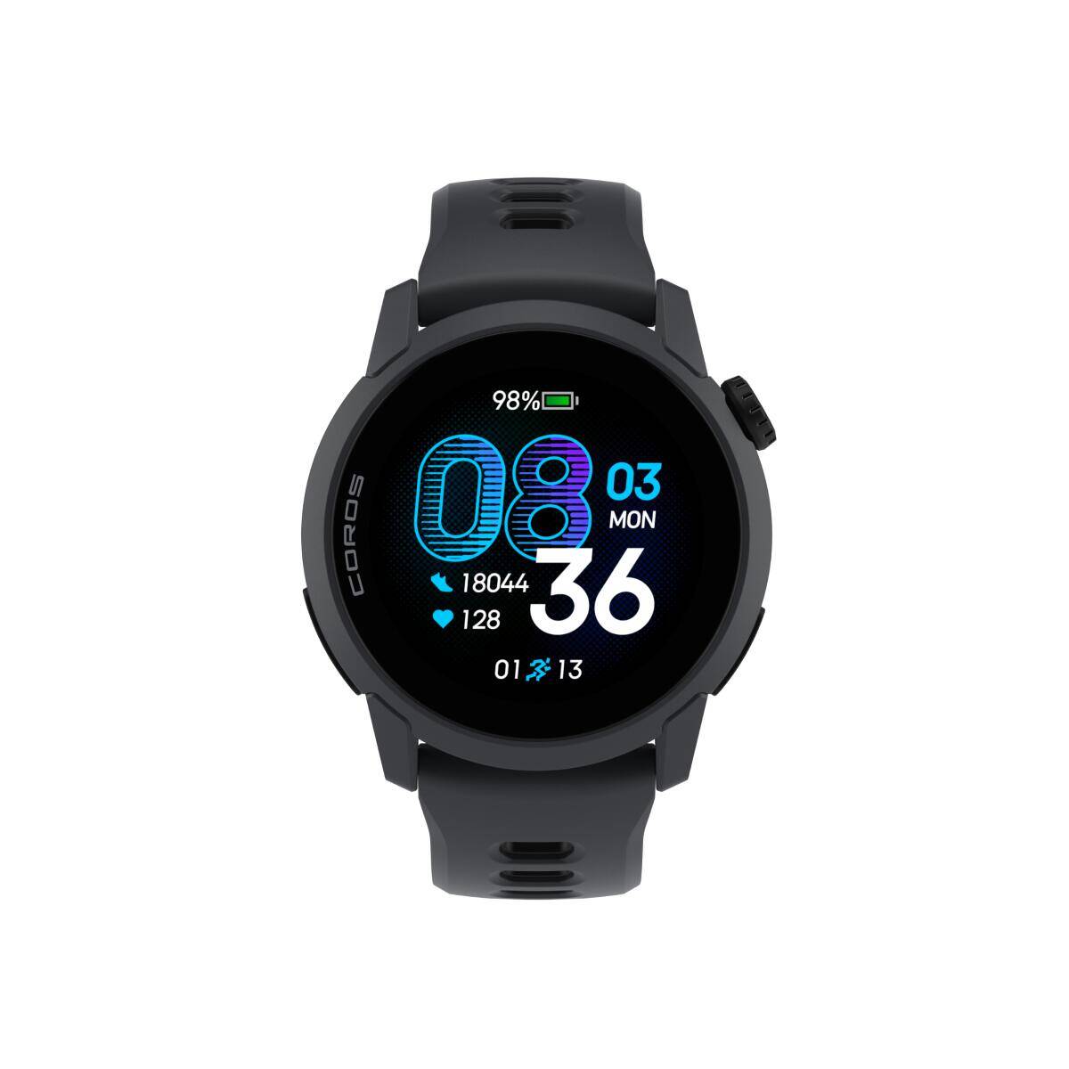 Coros Pace 4 Smartwatch - Black Silicone -  1