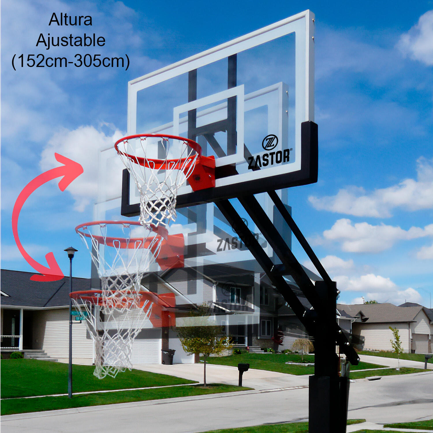 Canasta Baloncesto Fija Zastor Mamba 5/9