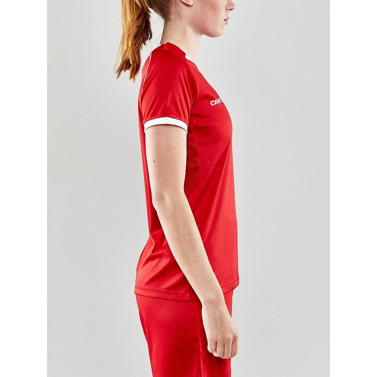 Craft Progress 2.0 Dames T-shirt Korte Mouw - Rood 4/5