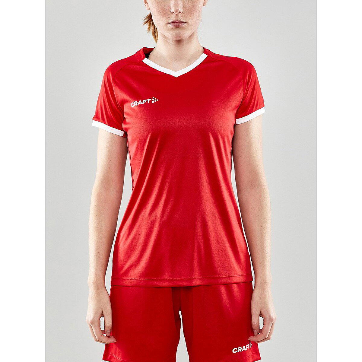 Craft Progress 2.0 Dames T-shirt Korte Mouw - Rood 3/5