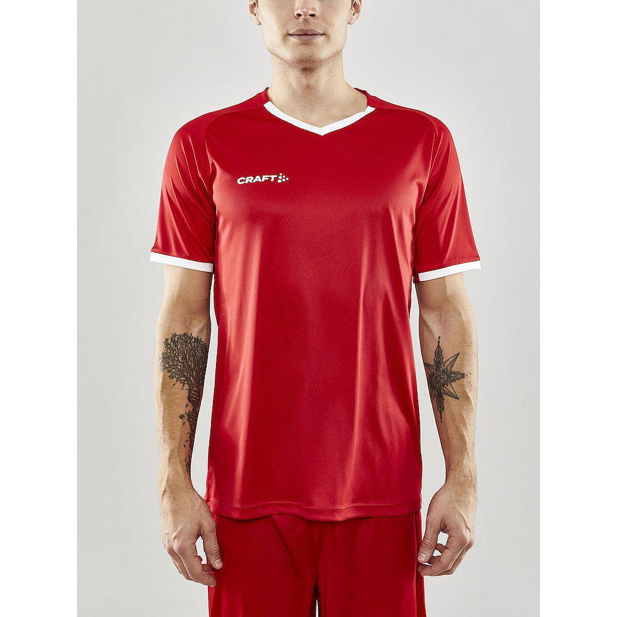 Craft Progress 2.0 shirt korte mouw heren - Rood L 4/6