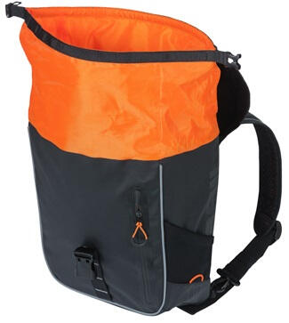 Plecak Rowerowy Miles Tarpaulin 17 Litrów 31 X 17 X 44 Cm - Czarny/Pomarańczowy 2/7