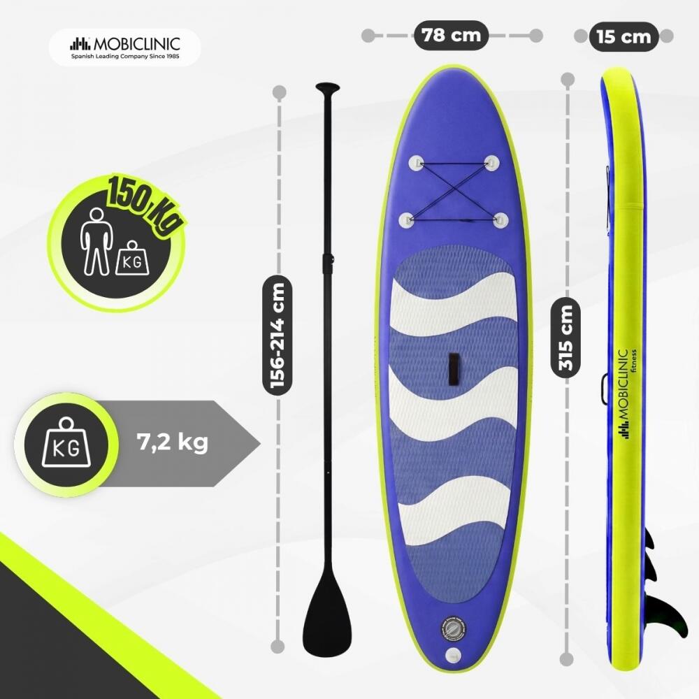 Aufblasbares SUP Board Stand up Paddle Surfbrett 10′ 3″ 320 cm 2/7