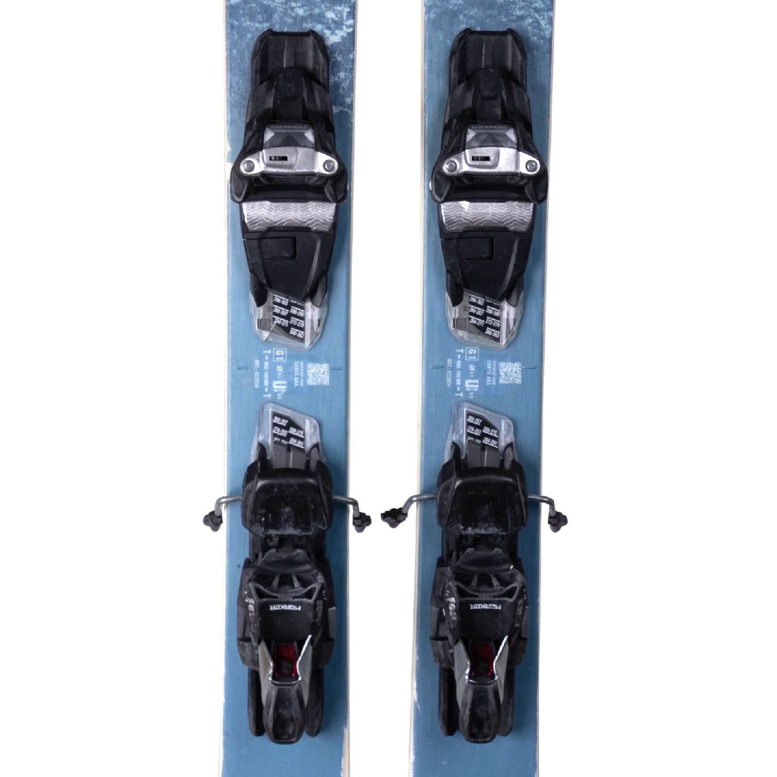 RECONDITIONNE - Ski Nordica Santa Ana 93 + Fixations 3/4