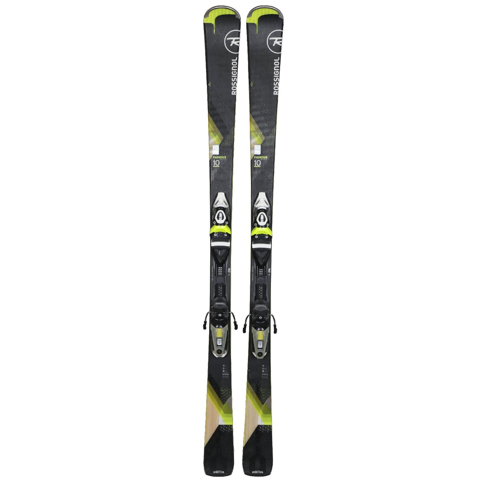 RECONDITIONNE - Ski Rossignol Famous 10 + Fixations 2/4
