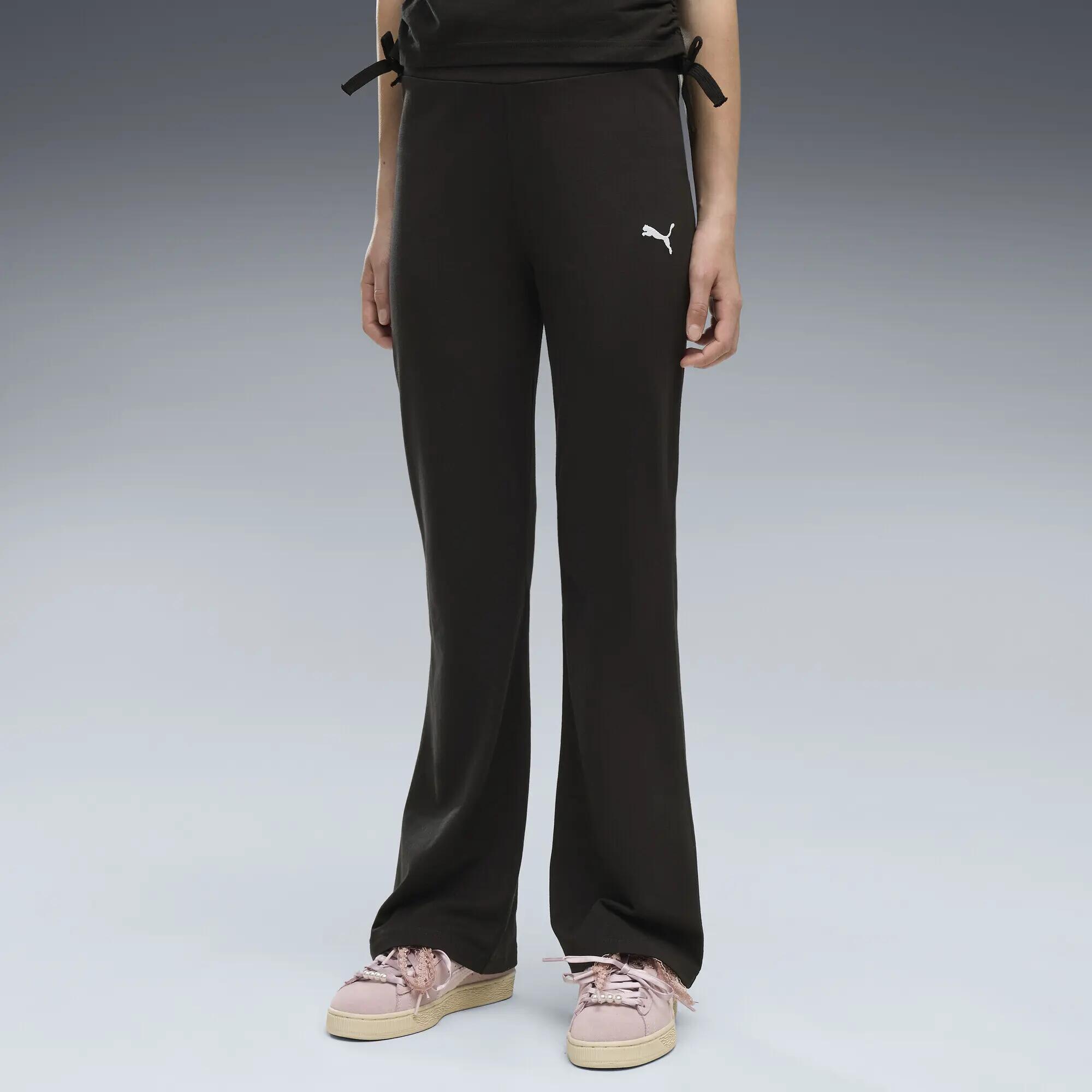 Młodzieżowe rozkloszowane legginsy Essentials z wysokim stanem PUMA 4/5