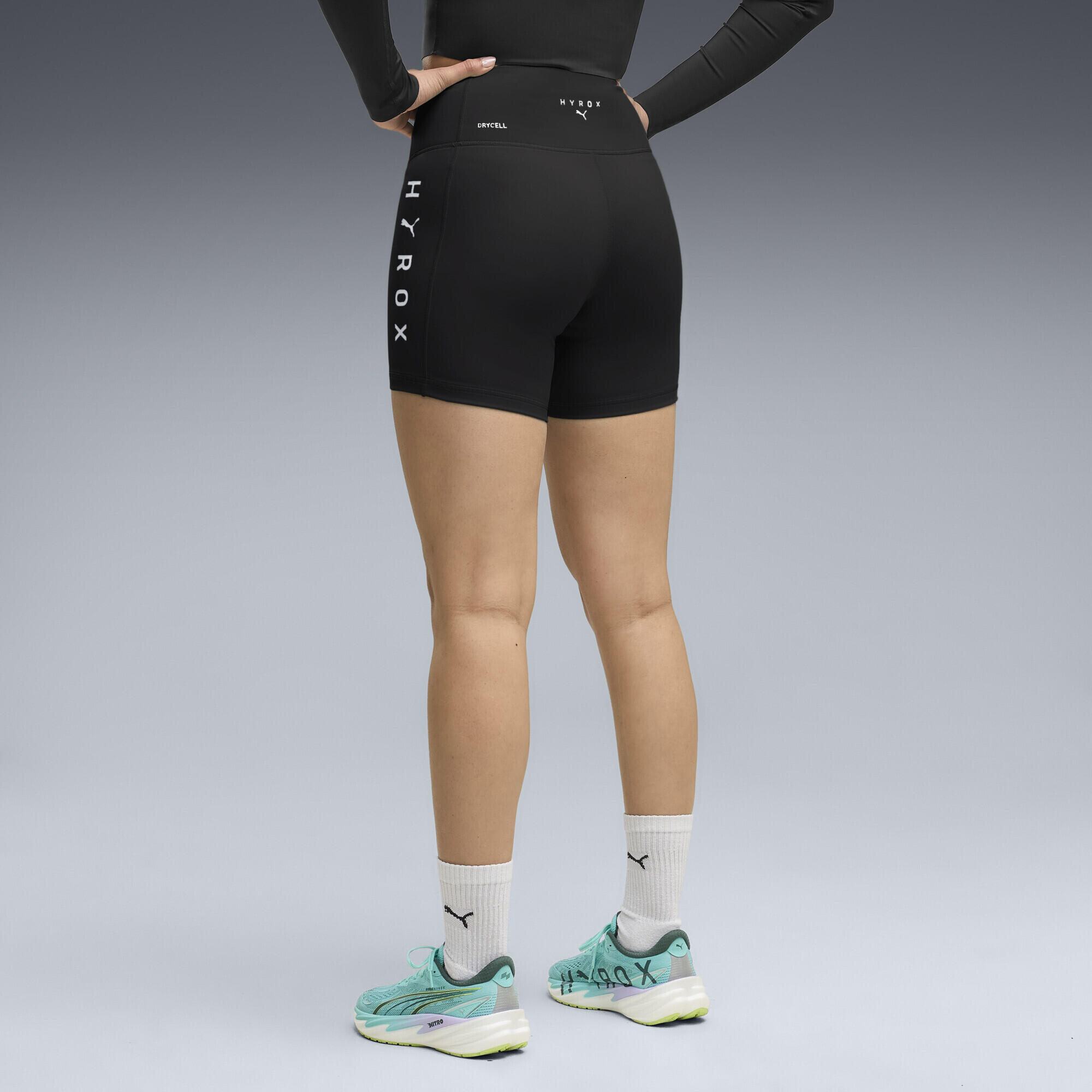 Damskie krótkie legginsy PUMA x HYROX Essentials 5" PUMA 3/5