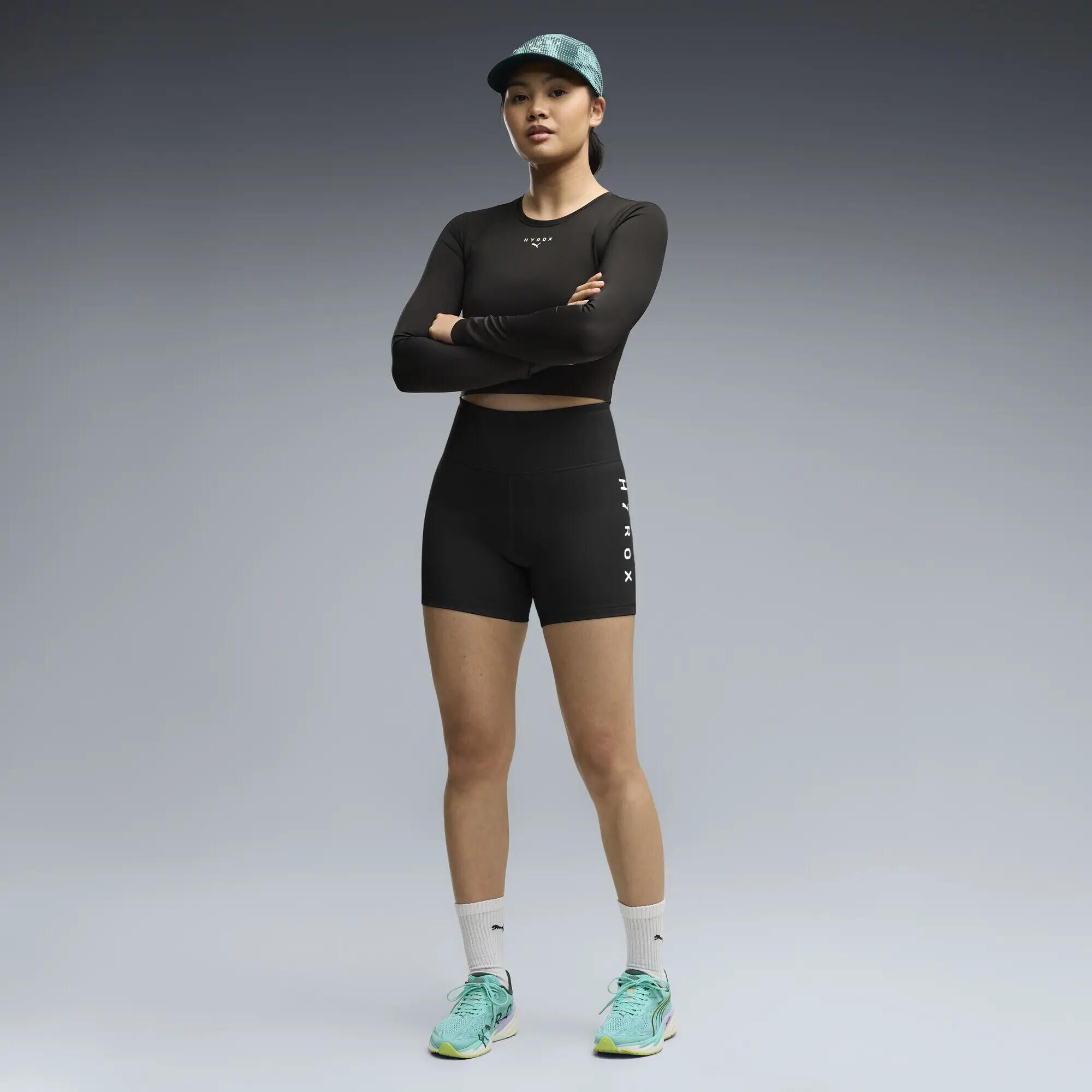 PUMA x HYROX Essentials korte legging van 13 cm voor dames PUMA 2/5