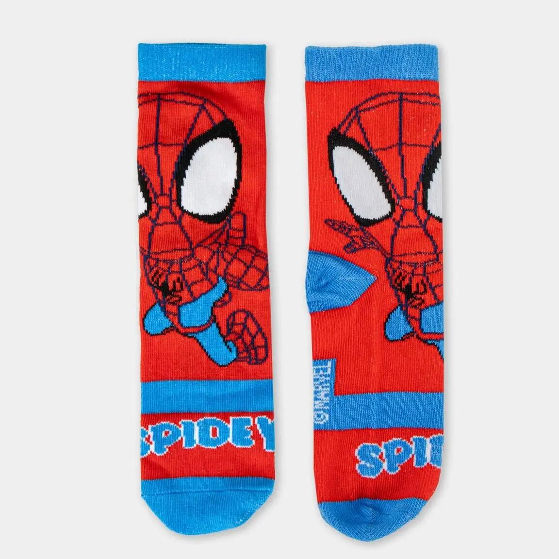 Pack de Calcetines Infantil Spidey de Algodón Suaves Transpirables Azul 4/6