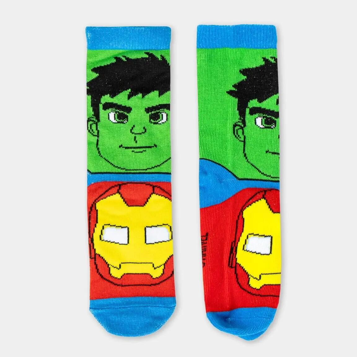 Pack de Calcetines Infantil Spidey de Algodón Suaves Transpirables Azul 3/6
