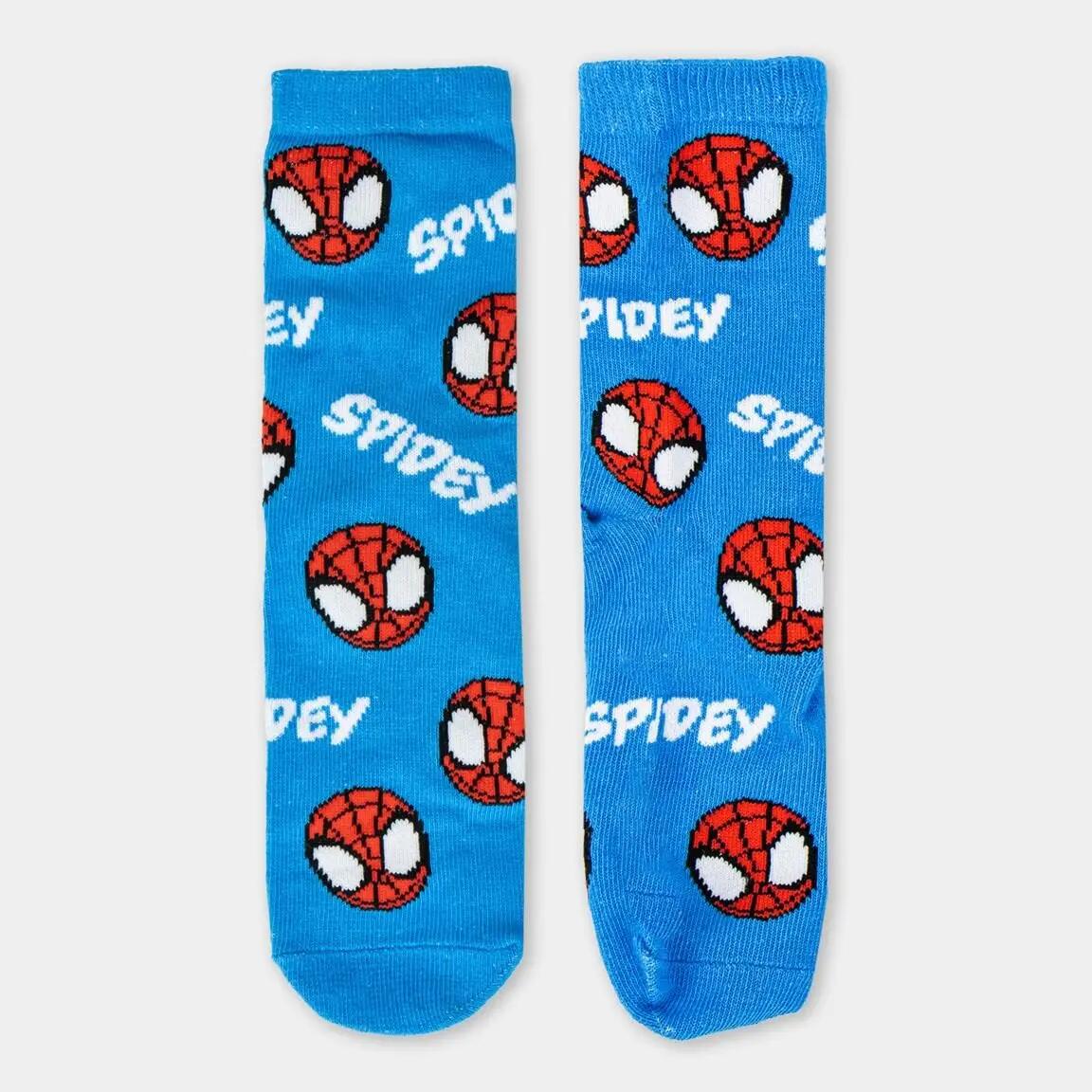 Pack de Calcetines Infantil Spidey de Algodón Suaves Transpirables Azul 2/6
