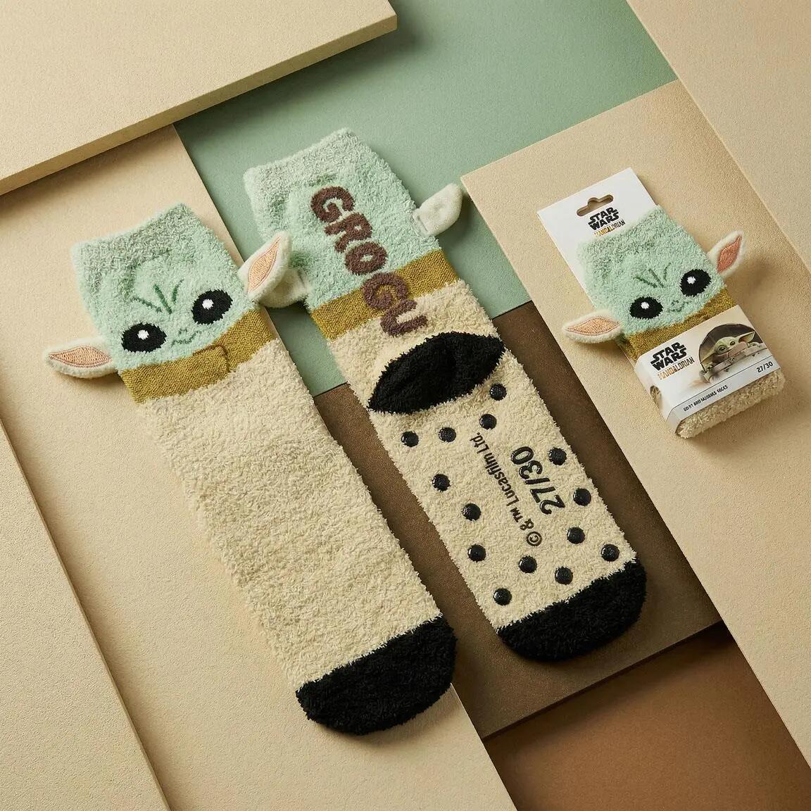 Calcetines Antideslizantes Cozy Infantil The Mandalorian de Poliéster Multicolor 4/7
