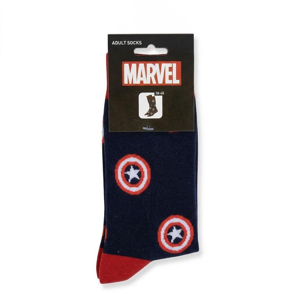 Avengers-Socken für Erwachsene, weiche und atmungsaktive Baumwolle, Marineblau 7/7