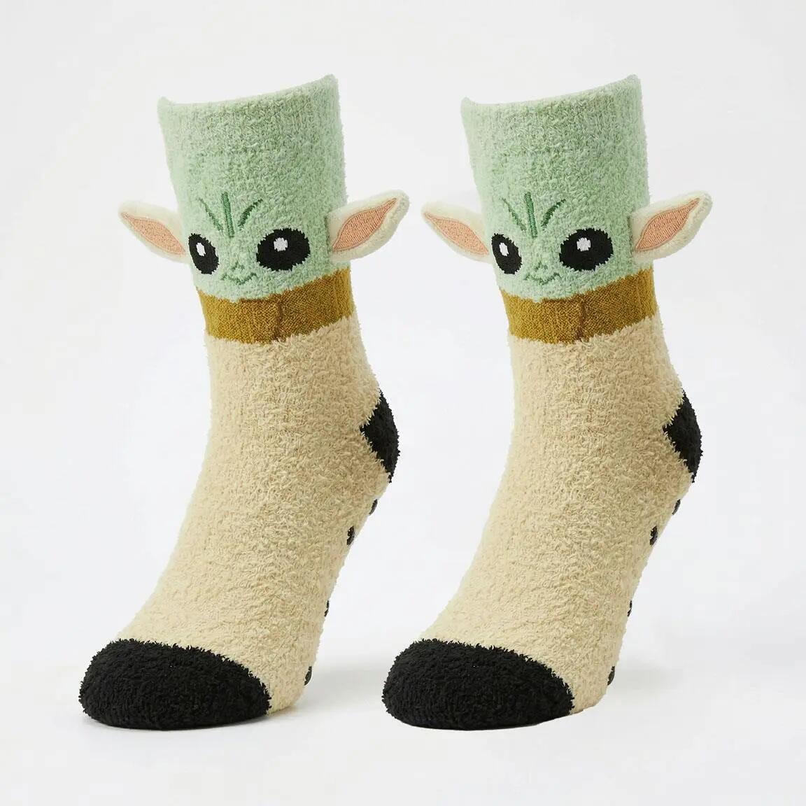 Calcetines Antideslizantes Cozy Infantil The Mandalorian de Poliéster Multicolor 2/7