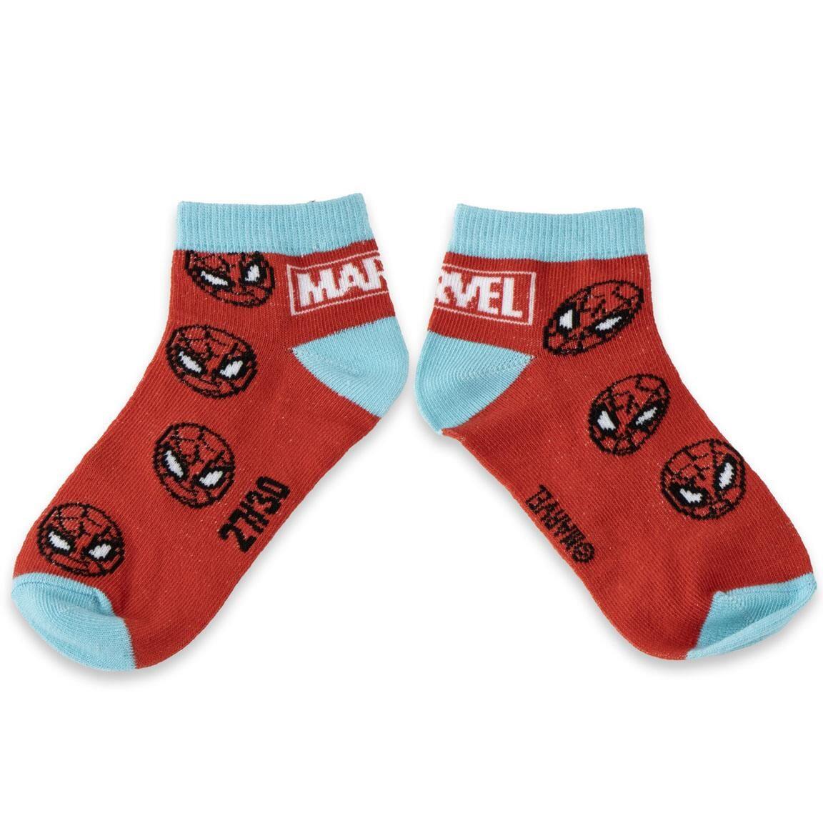 Lot de chaussettes courtes Avengers pour enfants, en coton multicolore 6/7