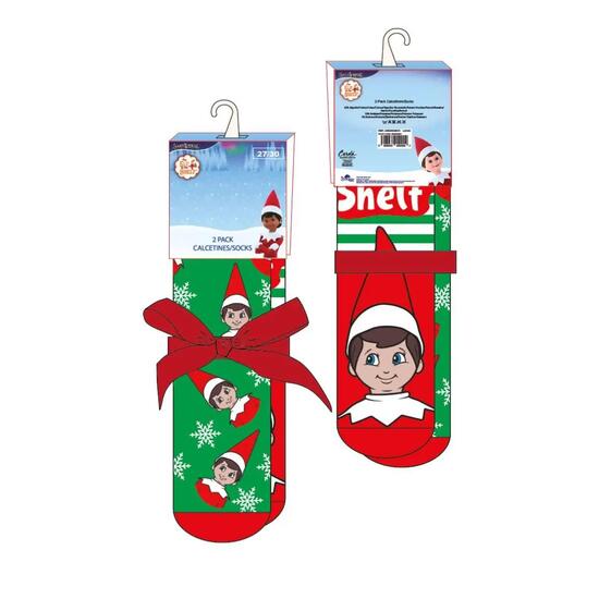 Lot de chaussettes multicolores en coton doux pour enfants Elf