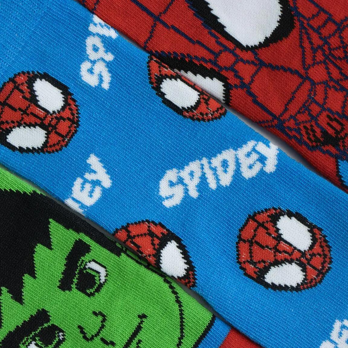 Confezione di calzini multicolore in morbido cotone per bambini con Spidey 6/6