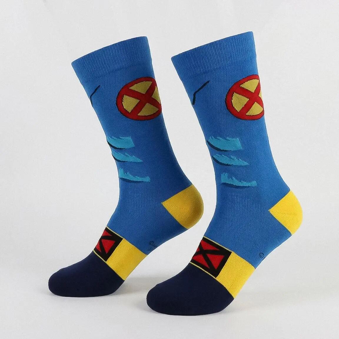 Packung weiche und atmungsaktive X-Men-Kindersocken, mehrfarbig 4/7