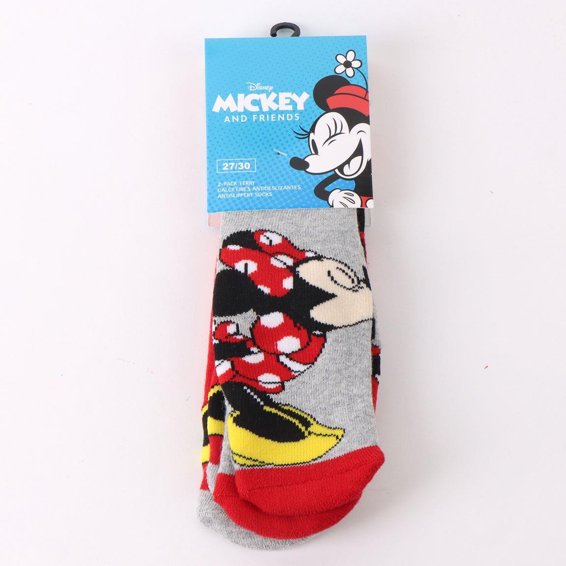 Chaussettes Minnie Mouse en coton doux antidérapant pour enfants, multicolores 6/6