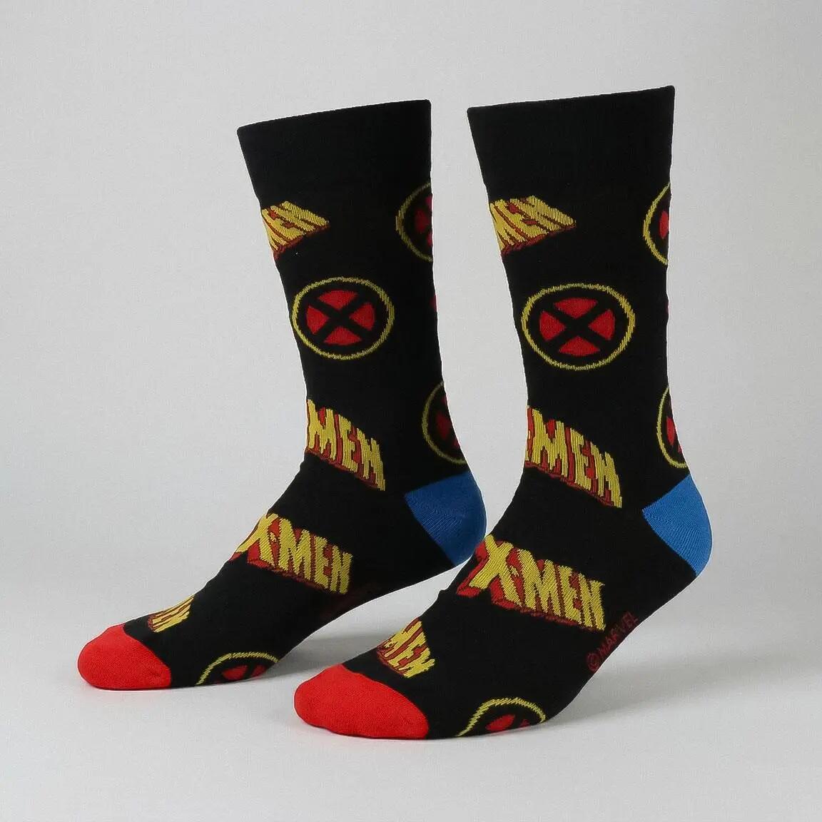 Packung weiche und atmungsaktive X-Men-Kindersocken, mehrfarbig 3/7