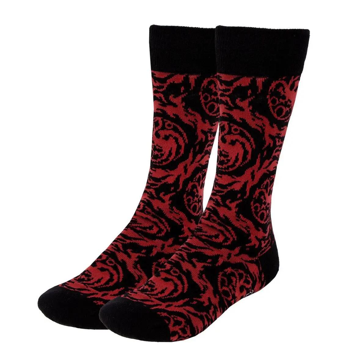 Confezione di calzini da adulto in morbido cotone House of Dragon, rossi 2/7