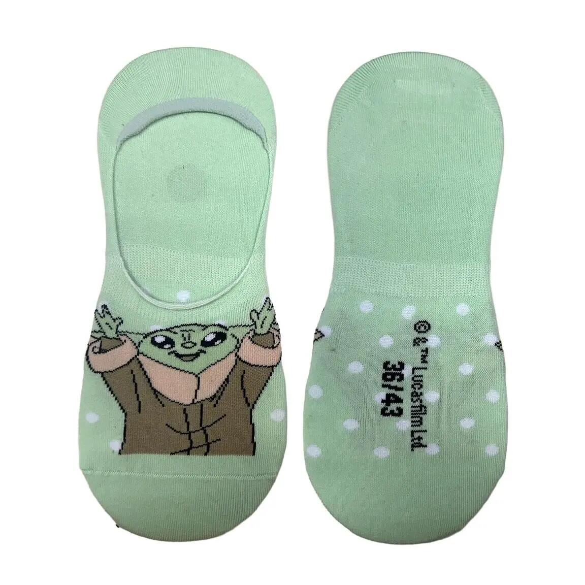 Confezione di calzini rosa da adulto The Mandalorian, colore verde tenue e 3/7