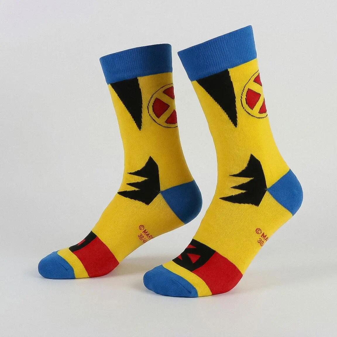 Packung weiche und atmungsaktive X-Men-Kindersocken, mehrfarbig 2/7