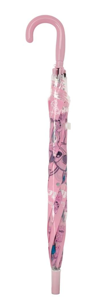 Parapluie automatique Stitch POE pour enfants avec baleines métalliques roses 2/3