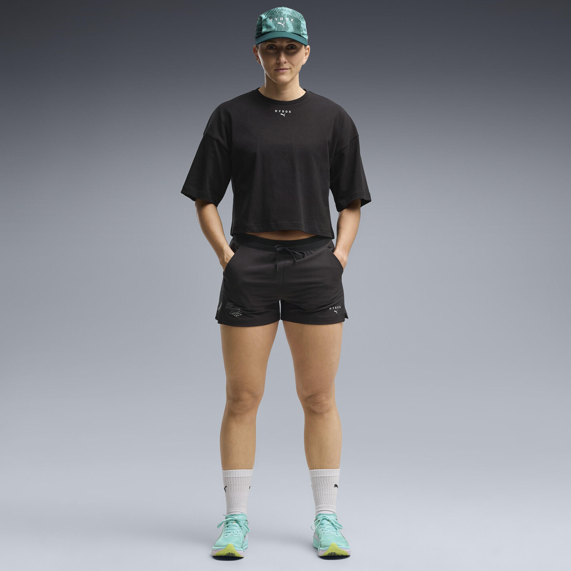 Shorts tejidos PUMA x HYROX PWRMODE Mujer PUMA 2/6