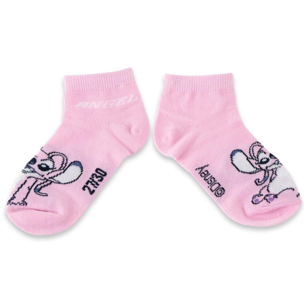 Lot de chaussettes Stitch en coton doux pour enfants, multicolores 4/7