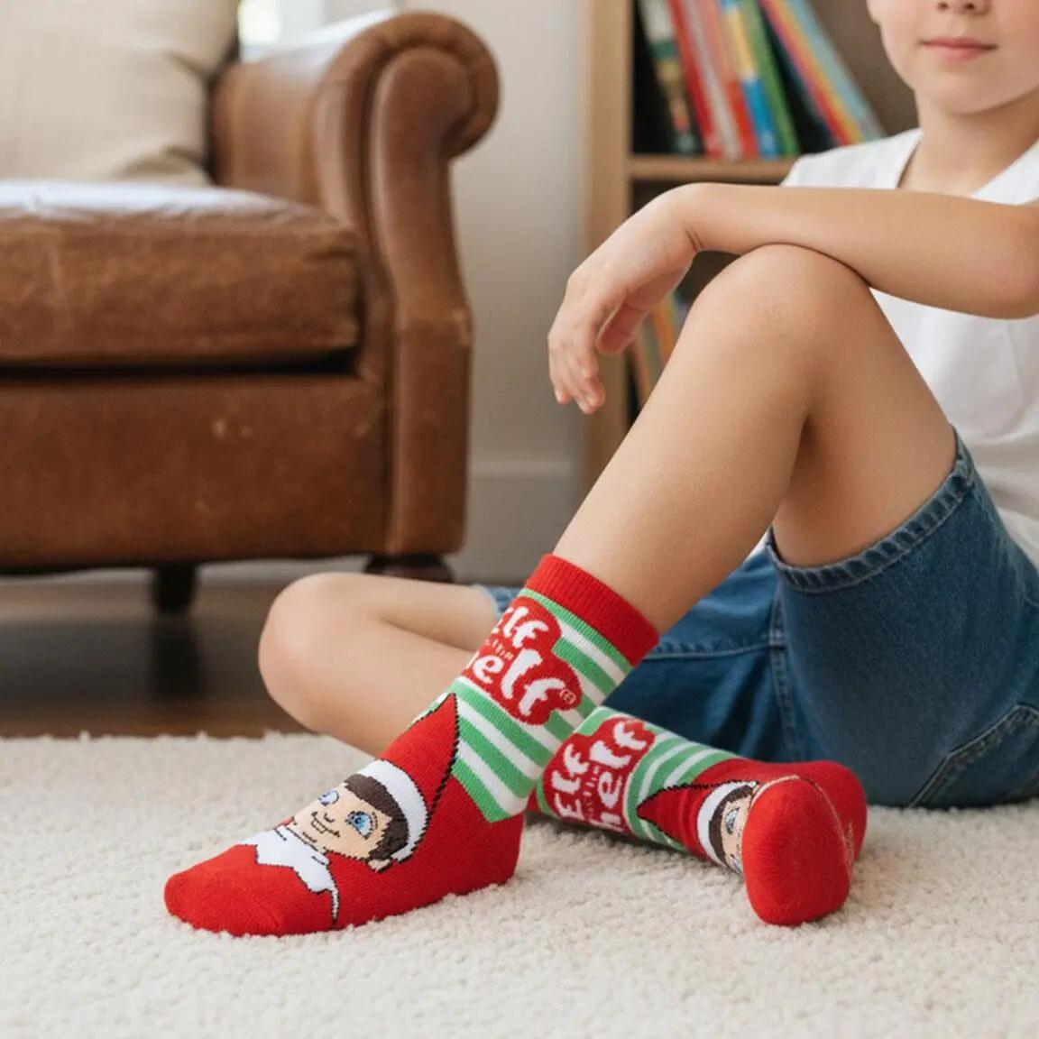 Confezione di calzini multicolore in morbido cotone per bambini The Elf 6/7
