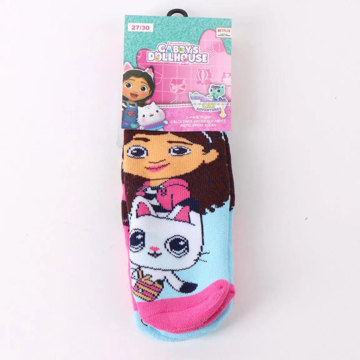Calzini antiscivolo in cotone per bambini Gabby's Dollhouse, multicolore 6/6