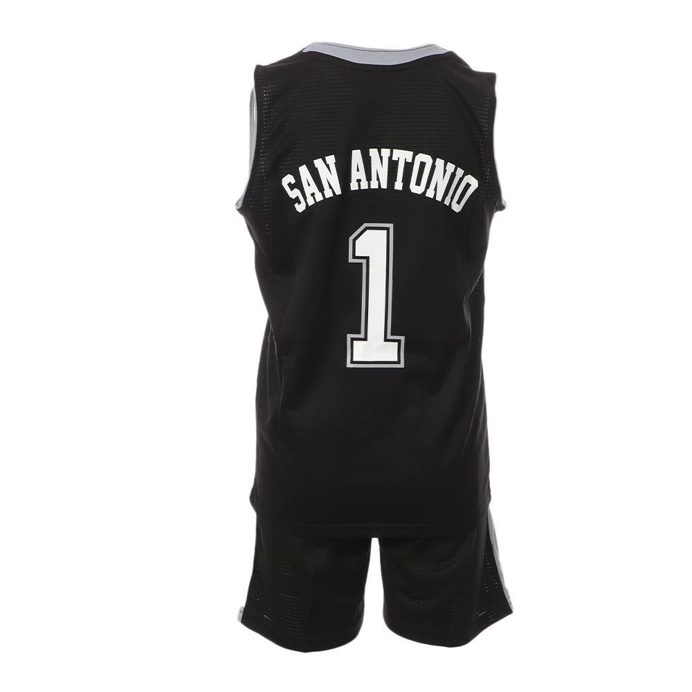 Completo da basket San Antonio Sport Zone nero per bambini 3/3