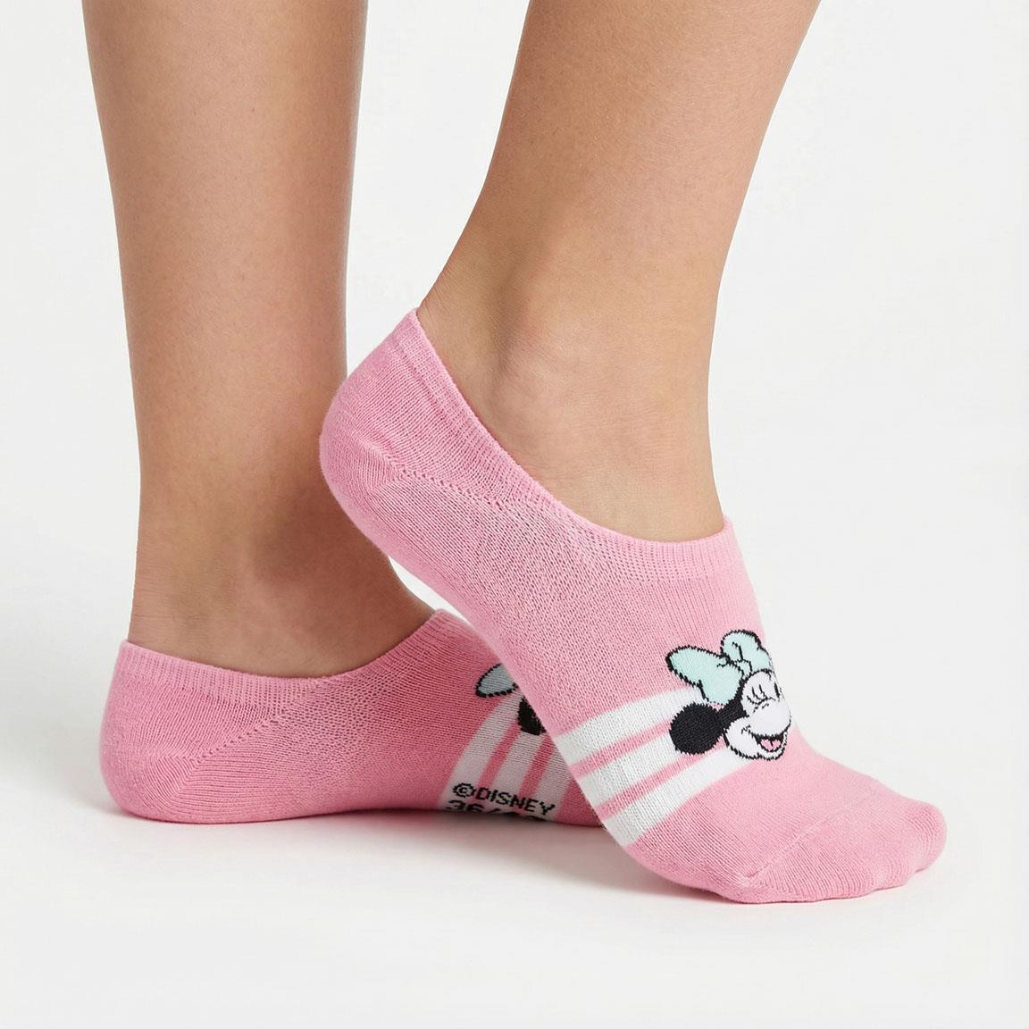 Conjunto de meias Pinkies Minnie Mouse macias e respiráveis ​​nas cores rosa e 5/7