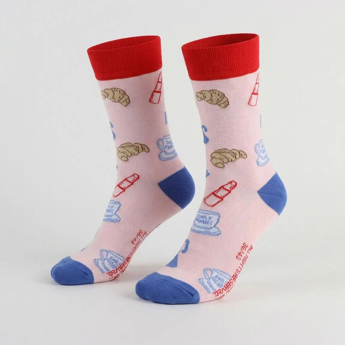 Pack de Calcetines Adultos Emily in Paris de Algodón Suaves Multicolor 3/7