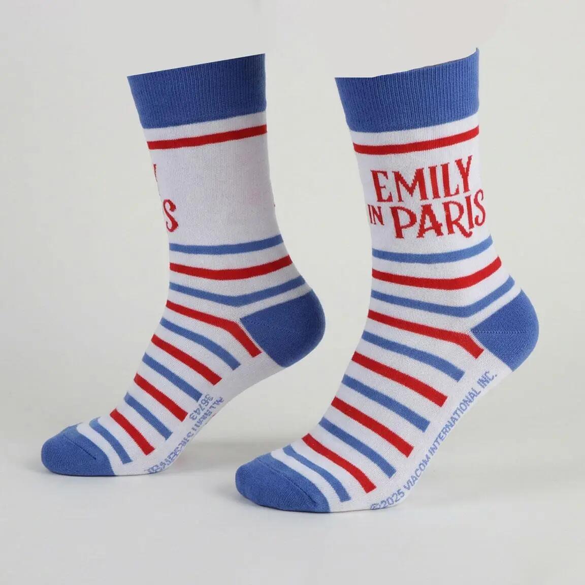 Pack de Calcetines Adultos Emily in Paris de Algodón Suaves Multicolor 2/7
