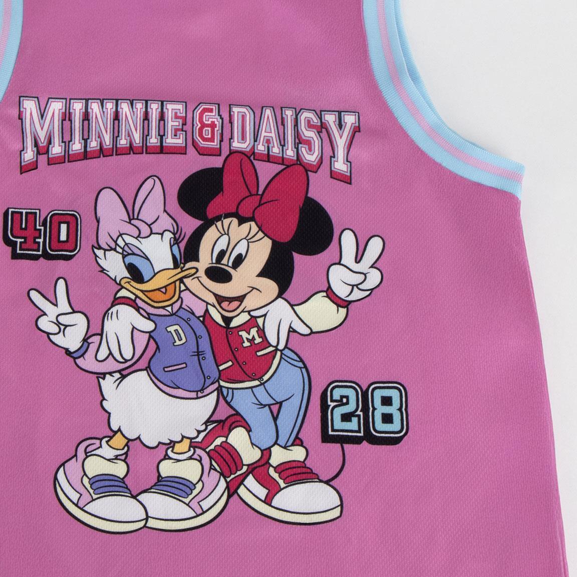 Conjunto de roupa esportiva infantil Minnie Mouse de duas peças em poliéster 3/6