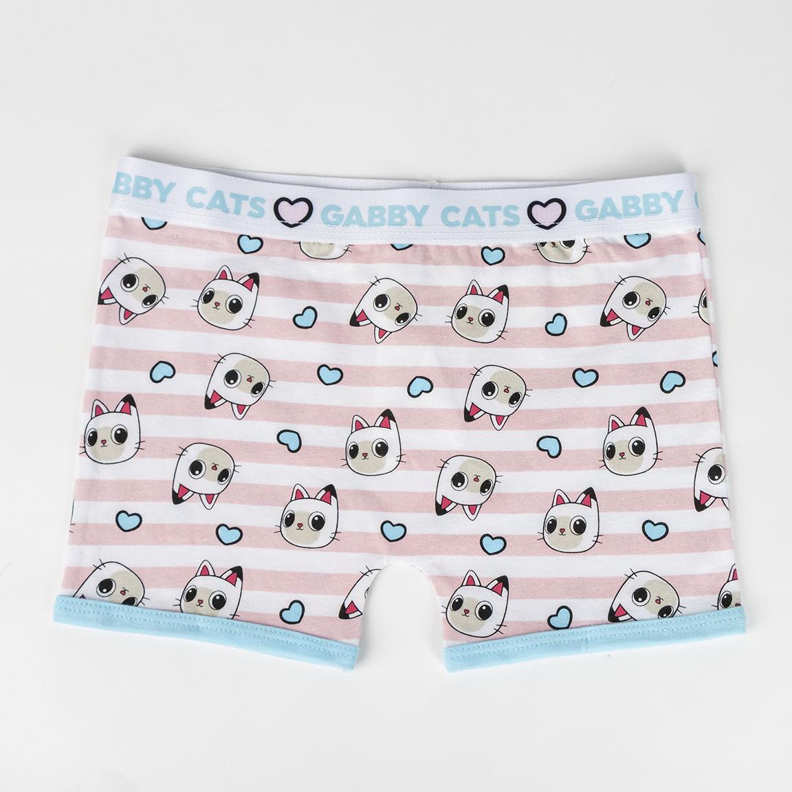 Gabby's Puppenhaus Kinder-Baumwollpyjama mit Hosenträgern und Kulturbeutel, Weiß 3/6
