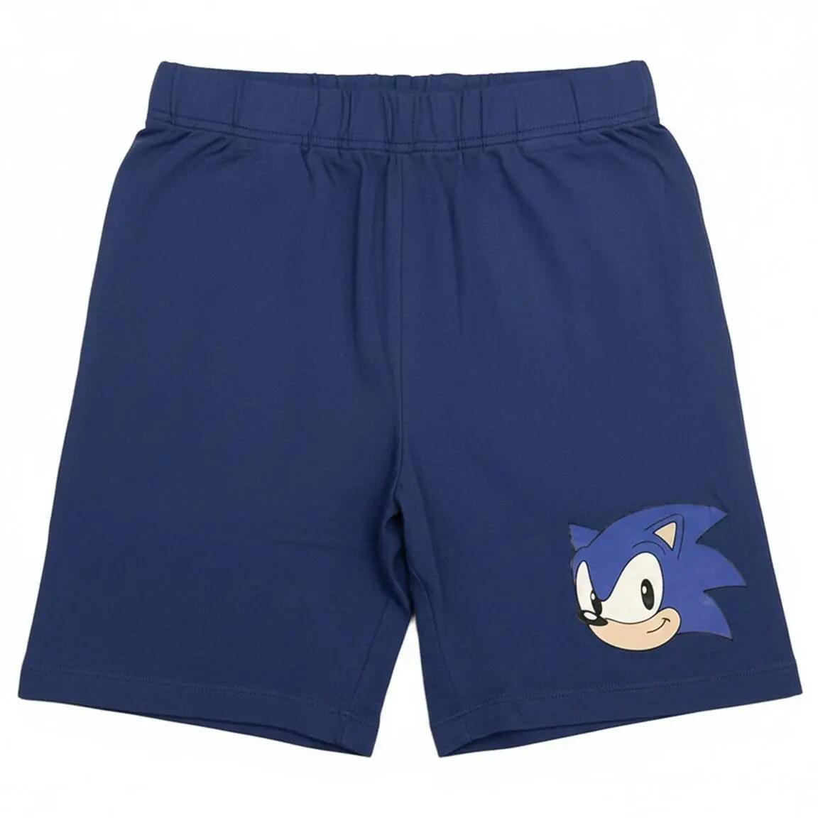 Conjunto infantil Sonic de duas peças: camiseta e shorts, azul 4/7