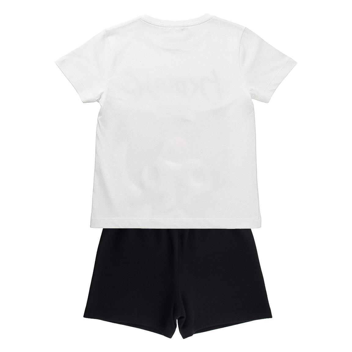 Conjunto infantil Hello Kitty Kuromi de algodão, duas peças, branco 2/6