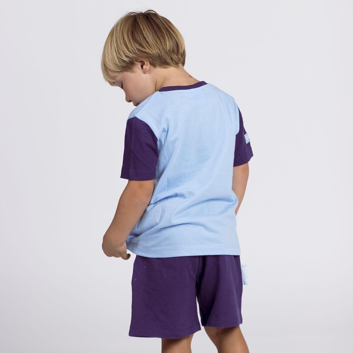 Conjunto Infantil Bluey de Dos Piezas en Algodón Azul y Marino 5/7